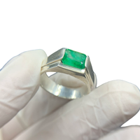 Natural Swat Emerald Ring