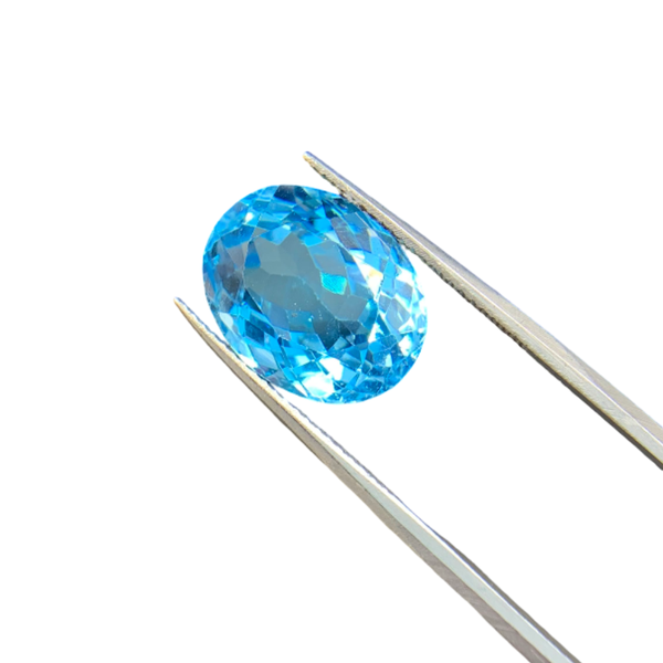 Natural Swiss Blue Topaz Gemstone
